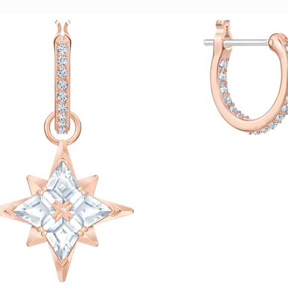 AUTHENTIC Swarovski Crystal STAR Collection 3 piece set Rose Gold - Picture 5 of 10